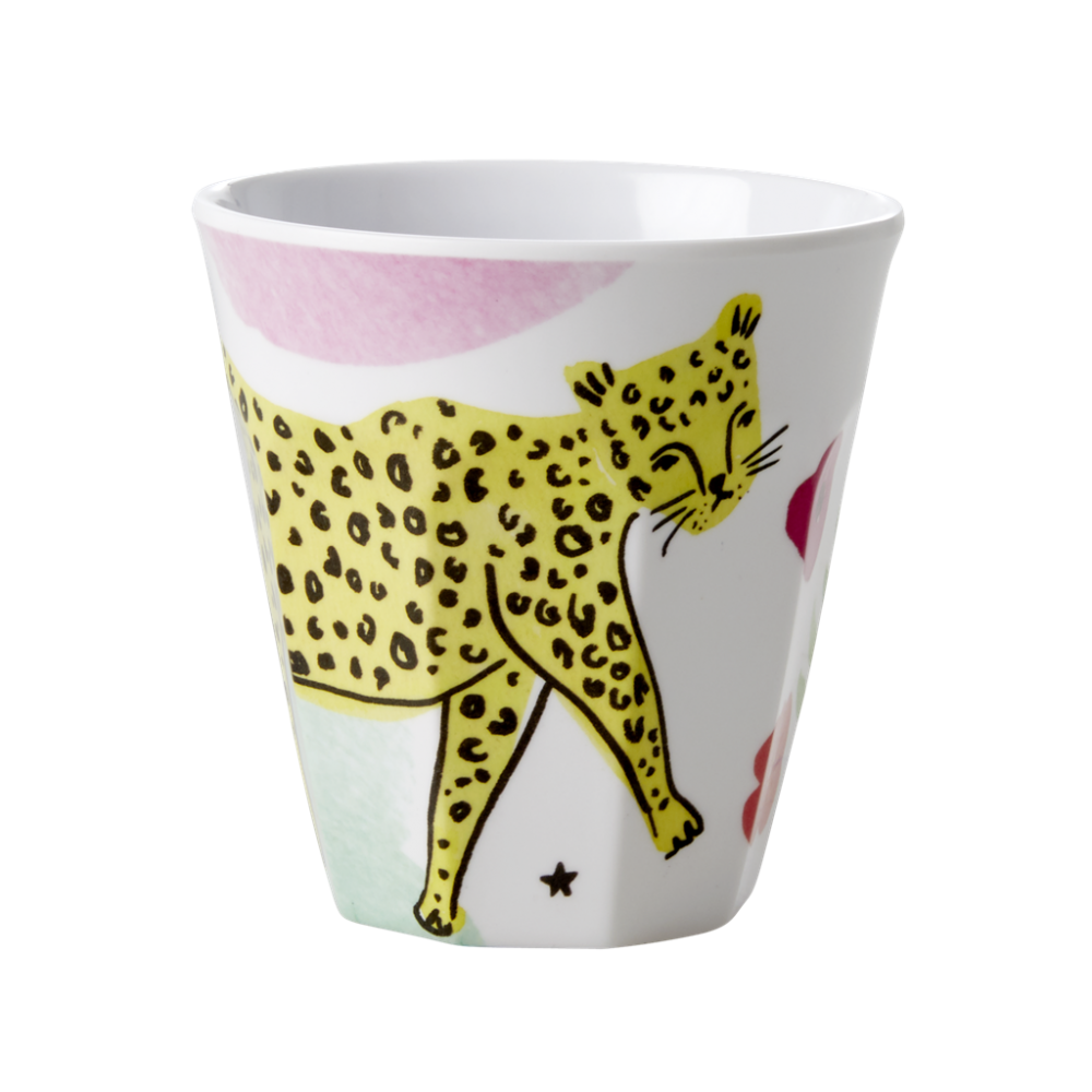 Leopard Print Melamine Cup Rice DK